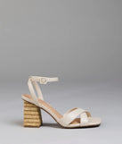 Sweeten Up Straw Block Heels