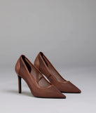 All Pretty Sheer Mesh Stiletto Pumps