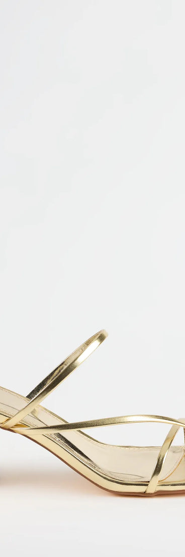 So Much Personality Strappy Block Heels