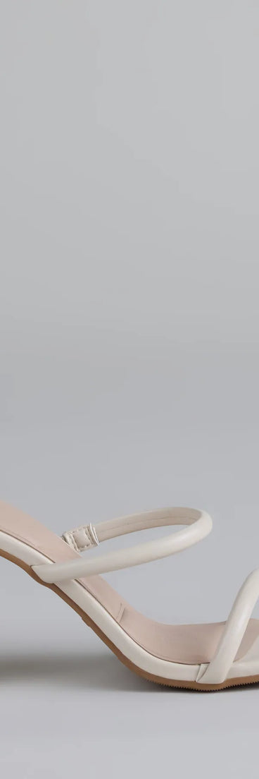 Walk This Way Strappy Block Heels