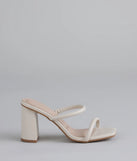 Walk This Way Strappy Block Heels