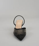 She Came to Sparkle Slingback Heels