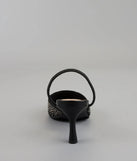 She Came to Sparkle Slingback Heels