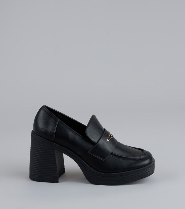 Windsor Elevated Chic Platform Loafers Sale - Image 2
