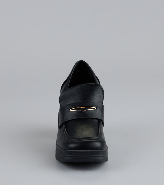 Windsor Elevated Chic Platform Loafers Sale - Image 3