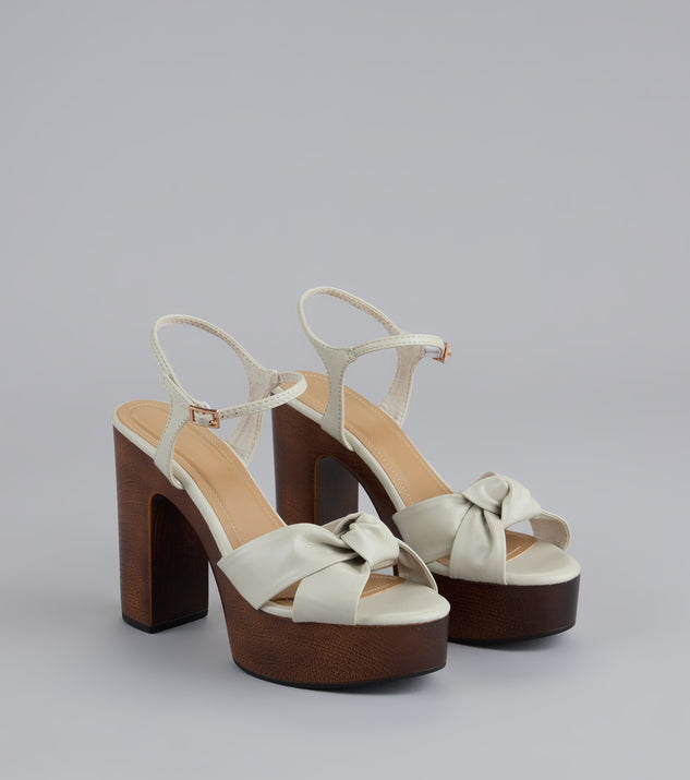 Windsor Rise Above Platform Block Heels Sale