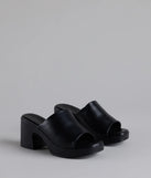 90s Icon Platform Block Heel Mules