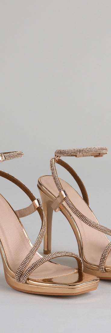 After Party Approved Rhinestone Stiletto Heels