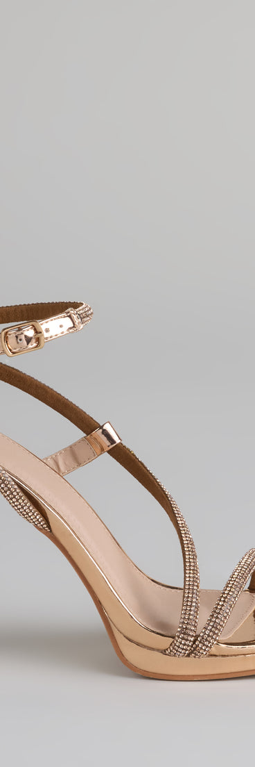 After Party Approved Rhinestone Stiletto Heels