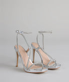 Shine Game Rhinestone Platform Stilettos