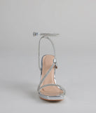 Shine Game Rhinestone Platform Stilettos