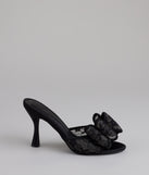 Flirt Alert Lace Bow Stilettos