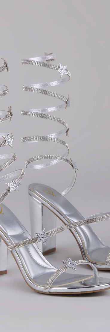 Catch Me in the Cosmos Star Spiral Heels