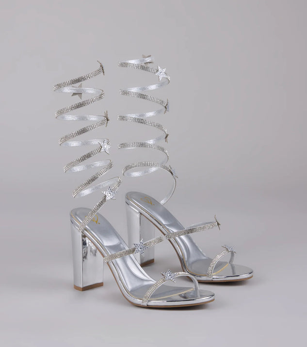 Windsor Catch Me in the Cosmos Star Spiral Heels Sale
