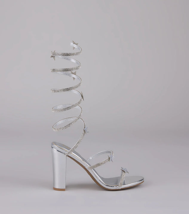 Catch Me in the Cosmos Star Spiral Heels