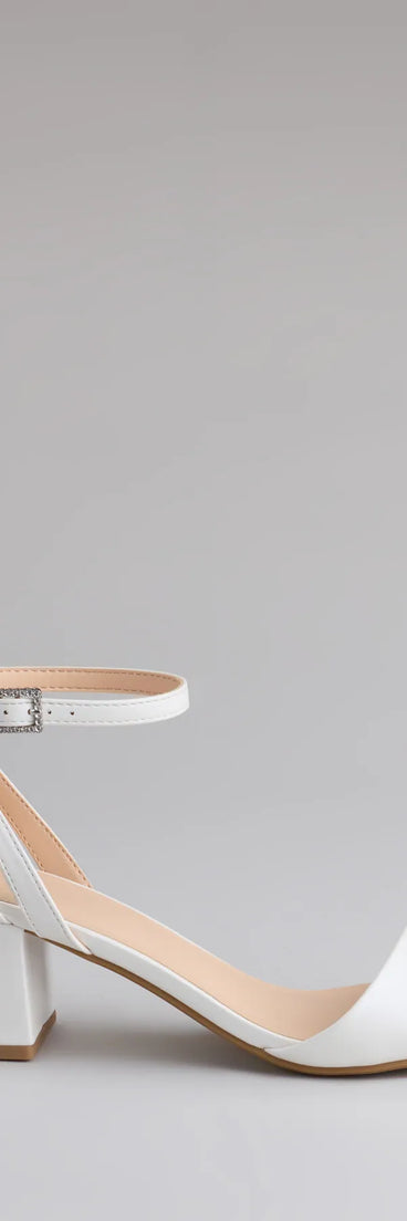 Elevate warm-weather looks with So Pretty Chiffon Bow Satin Block Heels in white, a pair of trendy sandals bringing chic, modern flair to every step.