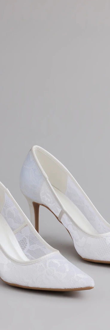 Romance Always Lace Stiletto Pumps