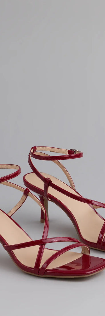 Simply Stunning Strappy Kitten Heels