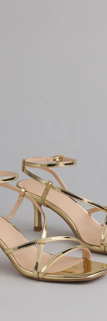 Simply Stunning Strappy Kitten Heels