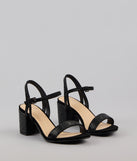 Disco Dreams Rhinestone Block Heels