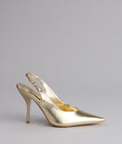After Hours Patent Slingback Heels