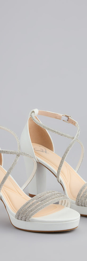 Made To Dazzle Rhinestone Platform Heels