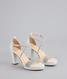 Made To Dazzle Rhinestone Platform Heels