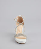 Made To Dazzle Rhinestone Platform Heels