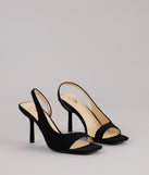 Strut Ready Sling Back Stiletto Pumps