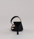 Strut Ready Sling Back Stiletto Pumps