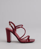 Chic Crush Strappy Block Heels