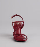 Chic Crush Strappy Block Heels