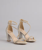 Starlight Steps Strappy Block Heels