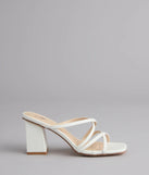 On Point Criss-Cross Strappy Mules