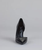 Power Move Pointed Cutout Stiletto Pumps