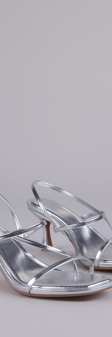 Extra Shine Metallic Kitten Heels