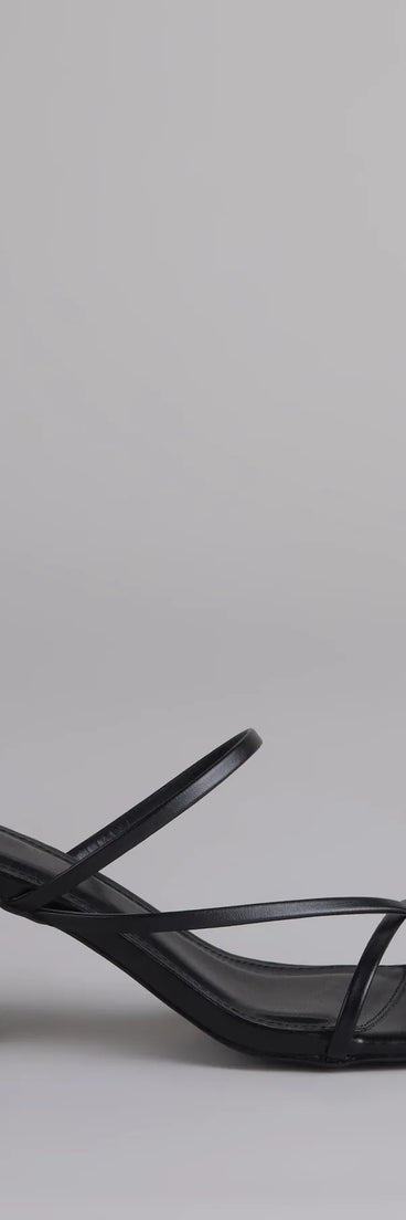 So Much Personality Strappy Block Heels