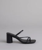 So Much Personality Strappy Block Heels