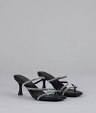 Winged Whispers Butterfly Rhinestone Mules