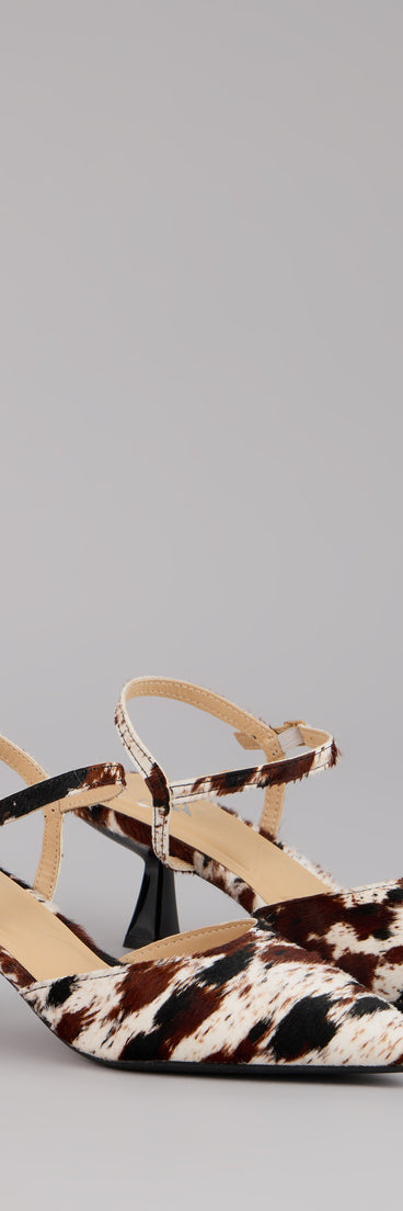 Strut Bold Pointed Slingback Pumps