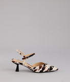 Strut Bold Pointed Slingback Pumps