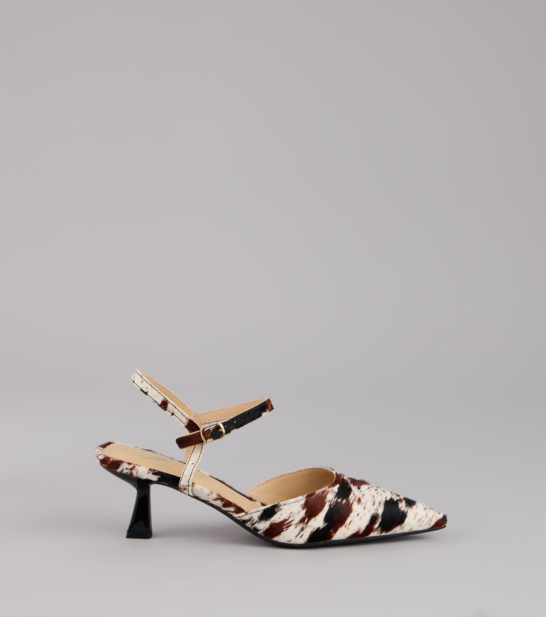 Strut Bold Pointed Slingback Pumps & Windsor