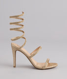Glow Getter Rhinestone Stiletto Heels