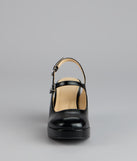 Retro Revival Faux Leather Mary Janes