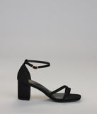 Chic Step Strappy Block Heels