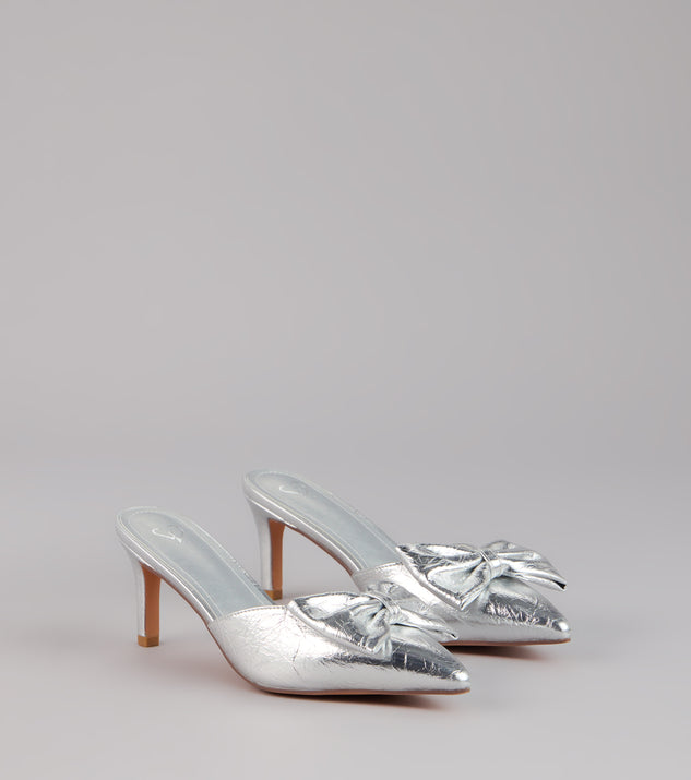 Party Edit Bow Mules