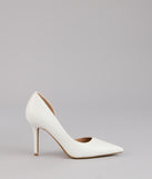 Simply Polished Cutout Stiletto Pumps