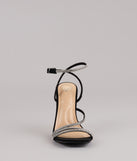Strut With Glamour Rhinestone Stiletto Heels