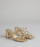Walking Pretty Toe Ring Heels