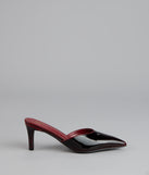 Polished Intent Patent Mules